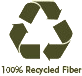 100% Recycled Fiber